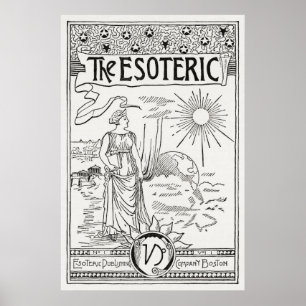 Poster L'ésotérique par Hiram Erastus Butler
