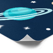 Poster L'Espace De Cet Accueil D'Anniversaire Mondial (Coin)