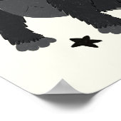 Poster L'espace est l'illustration d'astronautes animaux  (Coin)