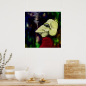 Poster "L'espace est plein de fumée..." (Cuisine)