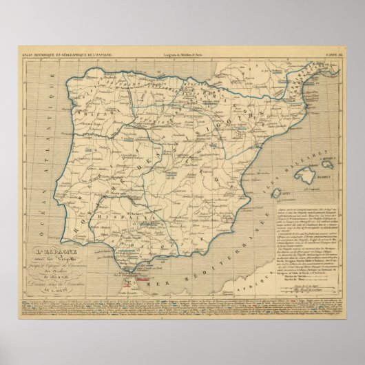Poster L'Espagne 585 a 756 (Devant)