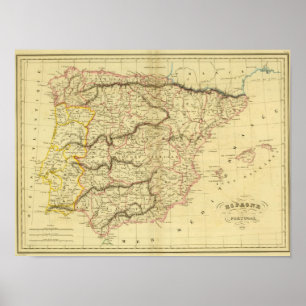 Poster L'Espagne et le Portugal 15