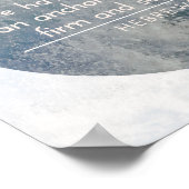 Poster L'espoir comme une Ancre Inspirationnelle Poster-H (Coin)