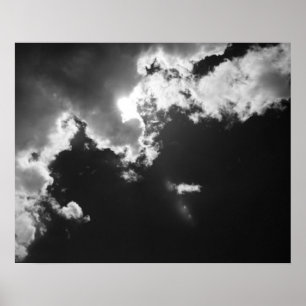 Poster L'espoir dans le bon côté des nuages.