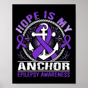 Poster L'espoir est mon Ancre Epilepsie Sensibilisation