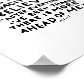 Poster L'espoir n'est pas un voeu pieux - citation inspir (Coin)