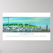 Poster L'esprit de '21 - Site de vaccination, Albany CA (Devant)