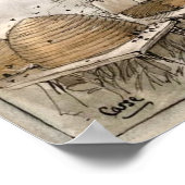 Poster "L'Esprit de la ruche des abeilles" (Coin)