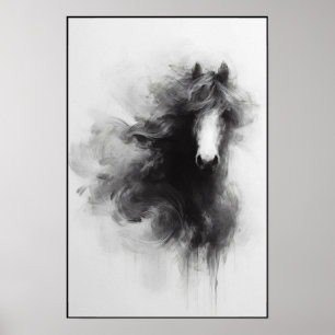 Poster L'esprit de l'Abstrait étalon fumé