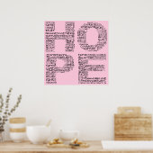 Poster L'Esprit de l'Espoir (Texte noir) (Cuisine)