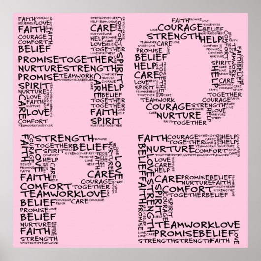 Poster L'Esprit de l'Espoir (Texte noir) (Devant)