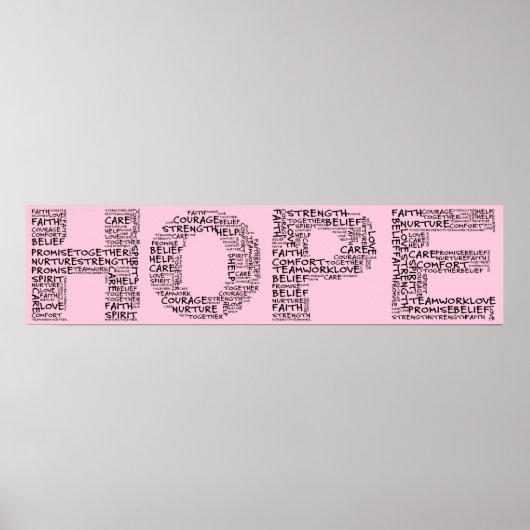 Poster L'Esprit de l'Espoir (Texte noir) (Devant)