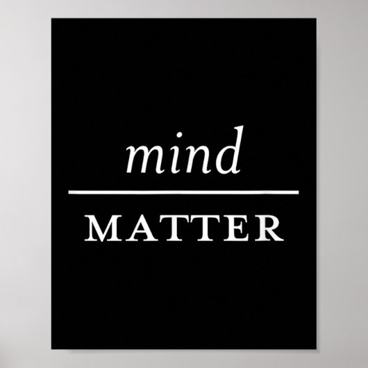 Poster L'esprit de motivation au-dessus (Devant)