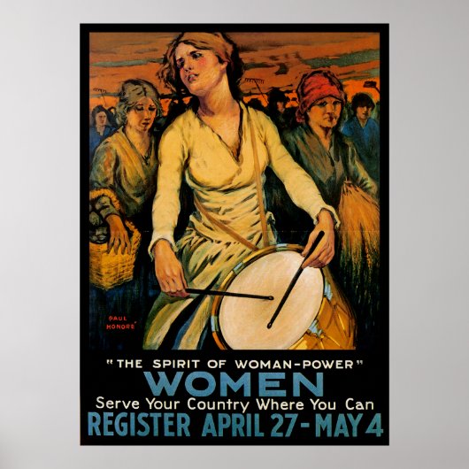 Poster L'Esprit de puissance féminine (Devant)
