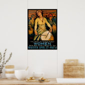 Poster L'Esprit de puissance féminine (Cuisine)