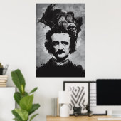 Poster L'esprit d'Edgar Allen Poe (Bureau à domicile)