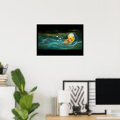 POSTER L'ESPRIT DES DOLPHINS (Bureau à domicile)