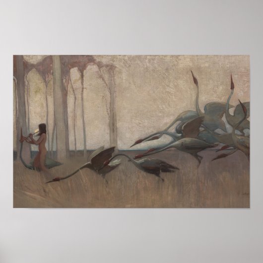 Poster L'Esprit des Plaines Sydney Long Mythologie (Devant)