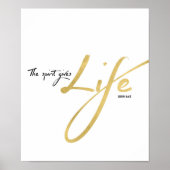 Poster L'Esprit Donne L'Art De Vie Imprimer (Devant)