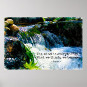 Poster L'Esprit Est Tout, Motivation Citation Wallart (Devant)