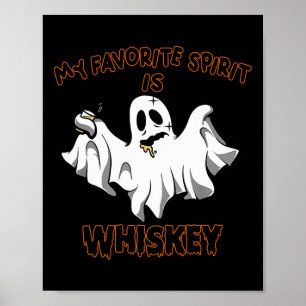 Poster L'Esprit Favori Est Whiskey Boo Super mignon Fantô