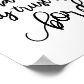 Poster L'Esprit M'amène là où ma confiance est sans front (Coin)