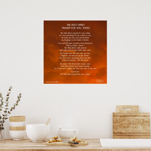 Poster L'Esprit Saint vous a prié, aujourd'hui (Cuisine)