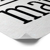 Poster L'esprit sur la matière Mots de la sagesse Riddle (Coin)