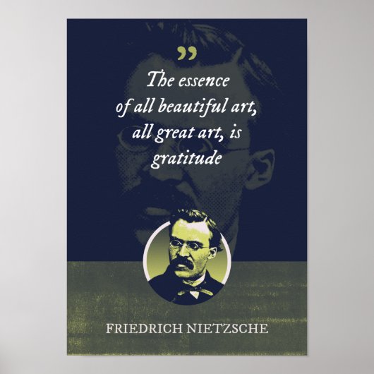 Poster L'essence de tout beau art, tout grand art (Devant)