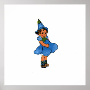 Poster Lessive aux yeux bleus