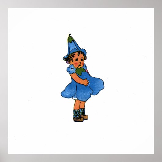 Poster Lessive aux yeux bleus (Devant)