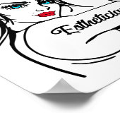 Poster L'Esthétique Rosie Le Riveter Pin Up (Coin)