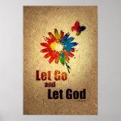 Poster Let Go and Let God (programme de rétablissement en (Devant)
