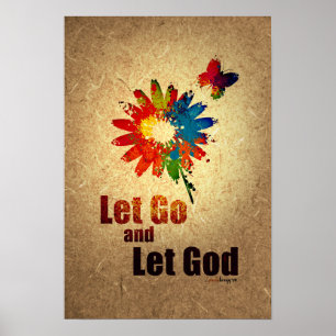 Poster Let Go and Let God (programme de rétablissement en