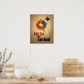 Poster Let Go and Let God (programme de rétablissement en (Cuisine)
