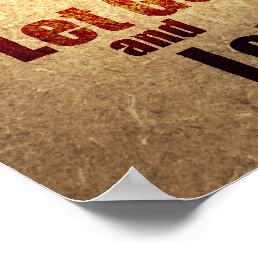 Poster Let Go and Let God (programme de rétablissement en (Coin)