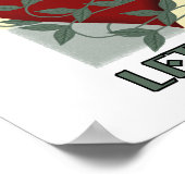 Poster Let Go Let God Recovery Slogan Quote Red Heart (Coin)