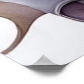 Poster Let It Bee – Watercolor Bumblebee Spring Floral  (Coin)