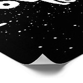 Poster Let It Howl Snow Funny Pun Winter Siberian Husky C (Coin)