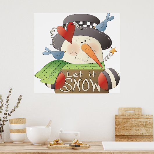 Poster Let It Snow (Cuisine)