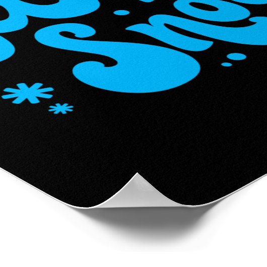 Poster Let It Snow Winter Design T Shirt (Coin)