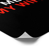 Poster Let Me Ask My Wife, She Said No Funny Saying  (Coin)