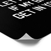 Poster Let Me Know If My Biceps Get In Your Way (Coin)
