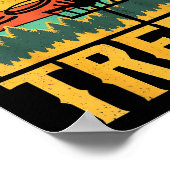 Poster Let’s Hit Some Trees Funny Disc Golf Player  (Coin)