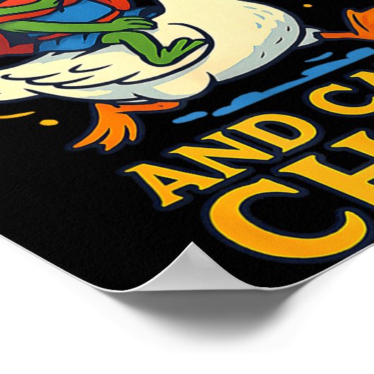 Poster Let’s Roll And Cause Chaos Frog Wizard Goose Rpg A (Coin)