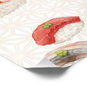 Poster Let’s Roll into Fun! Sushi 　寿司 (Coin)