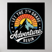 Poster Let The 7th Grade Adventure Begin Back To School S (Devant)