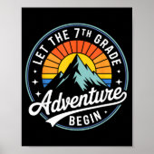 Poster Let The 7th Grade Adventure Begin Back To School S (Devant)
