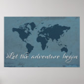 Poster Let the adventure begin (Devant)