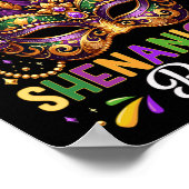 Poster Let The Shenanigans Begin Mardi Gras Beads Mask Fe (Coin)